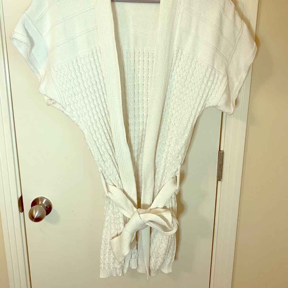 White summer sweater size small